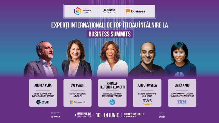 Bucharest Tech Week aduce în prim plan speakeri mondiali de elită la ...